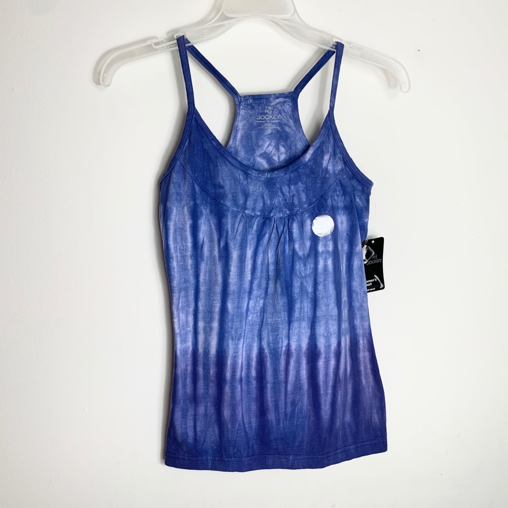 Jockey Athletic Fitness Workout Tie Dye Tank Top